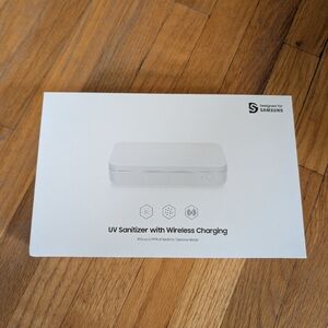 Samsung White UV Sanitizer with Wireless Charger